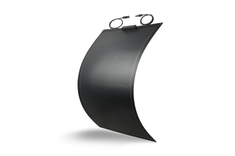 Sola-E premium HPBC flexible solar panel delivering 25.4% high efficiency for maximum power output in RV and yacht applications.