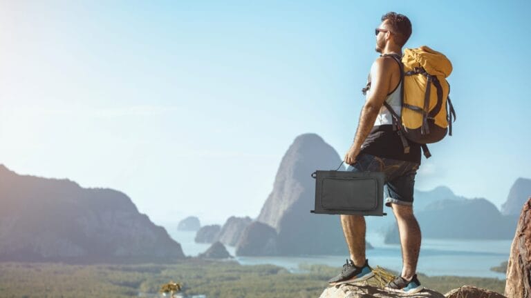 Sola-E lightweight solar panels for outdoor hiking