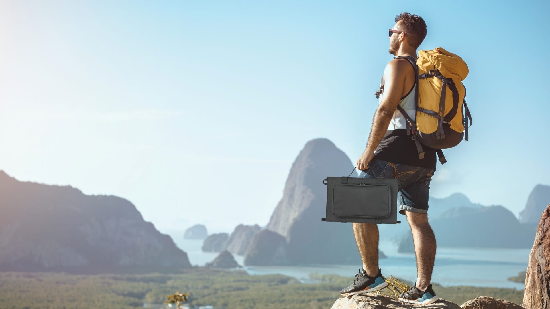 Sola-E lightweight solar panels for outdoor hiking