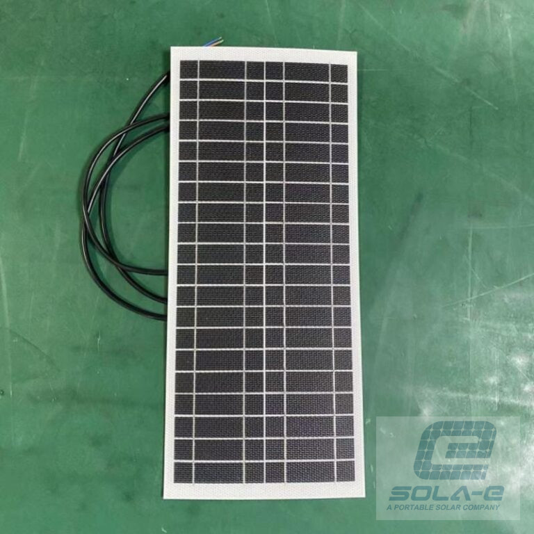 Marine Grade ETFE flexible solar panel with textured non-slip surface for high heat resistance