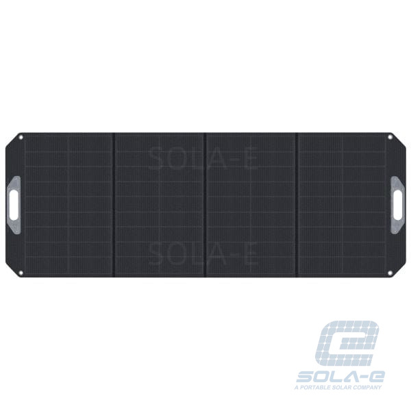 Fully unfolded UT series portable solar panel featuring N-type HPBC cells with 25% efficiency.