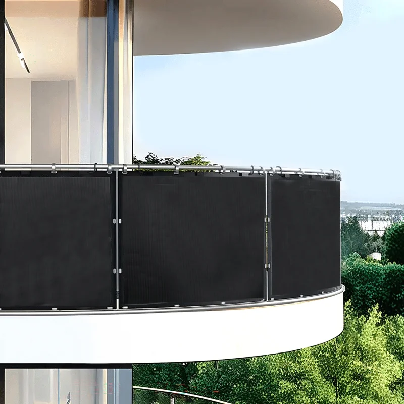 Plug-and-play balcony solar system setup using lightweight flexible panels on an urban apartment railing in Germany.
