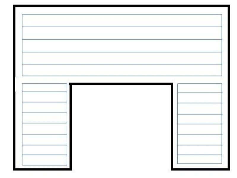 Original client design draft of U-shaped 200W truck roof solar panel, proposed for Brazilian logistics fleet cab — later optimized to reduce structural failure risk.