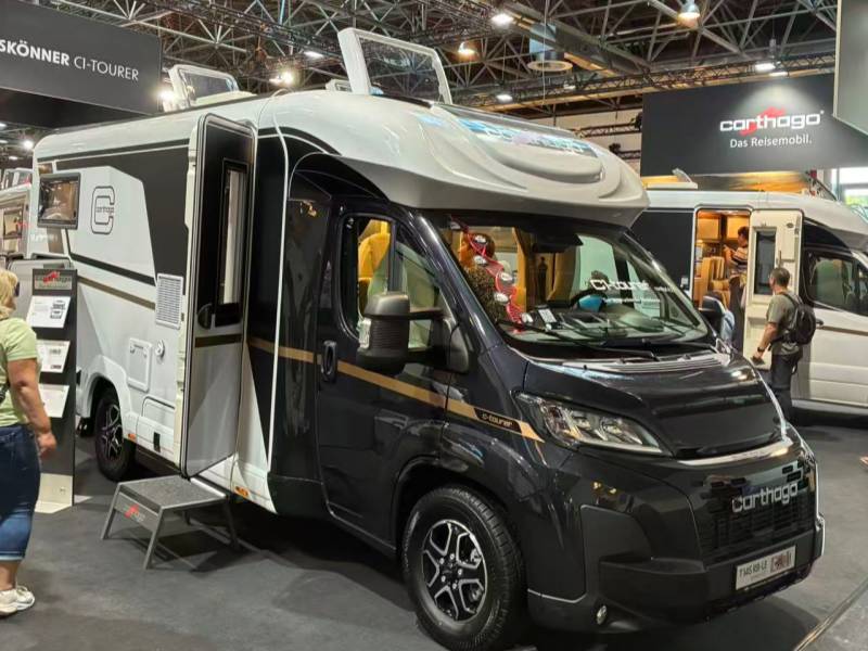 Different RV platforms displayed at CARAVAN SALON Düsseldorf 2026