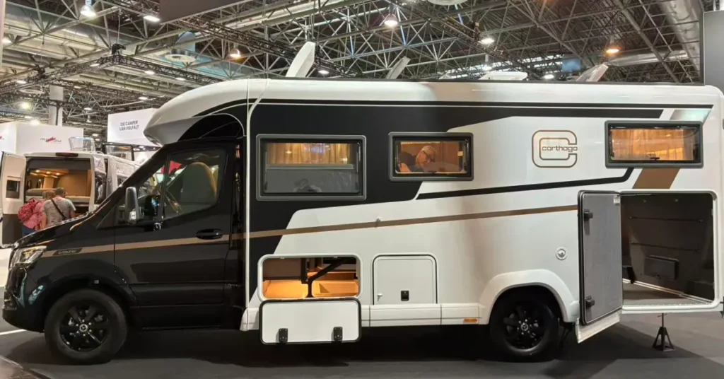 Motorhome displayed at CARAVAN SALON Düsseldorf 2026